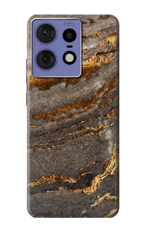 S3886 Gray Marble Rock Case Cover Custodia per Motorola Edge 50 Fusion