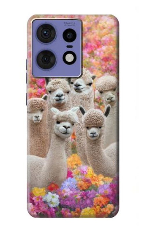 S3916 Alpaca Family Baby Alpaca Case Cover Custodia per Motorola Edge 50 Fusion