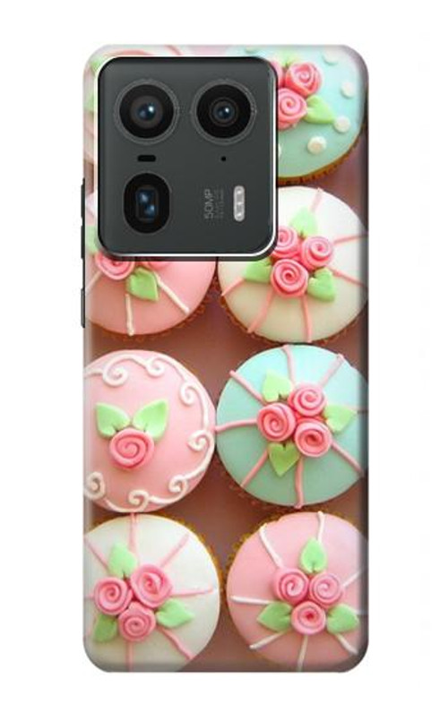 S1718 Yummy Cupcakes Case Cover Custodia per Motorola Edge 50 Ultra