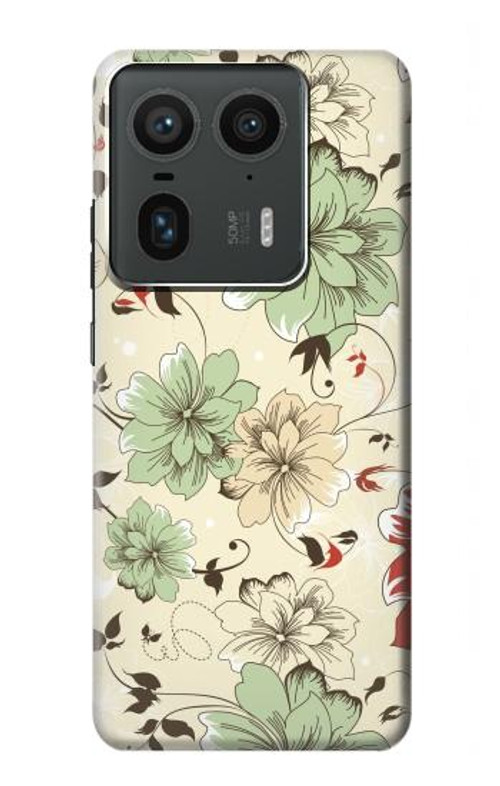 S2179 Flower Floral Vintage Art Pattern Case Cover Custodia per Motorola Edge 50 Ultra S2179 Flower Floral Vintage Art Pattern Case Cover Custodia per Motorola Edge 50 Ultra