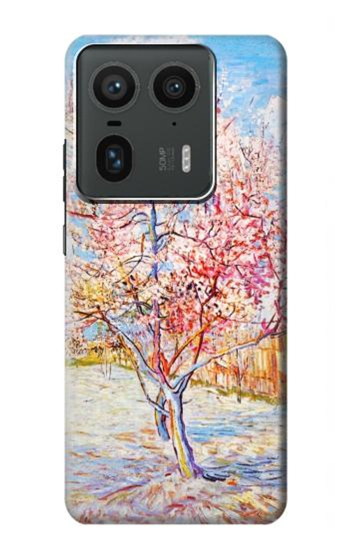 S2450 Van Gogh Peach Tree Blossom Case Cover Custodia per Motorola Edge 50 Ultra