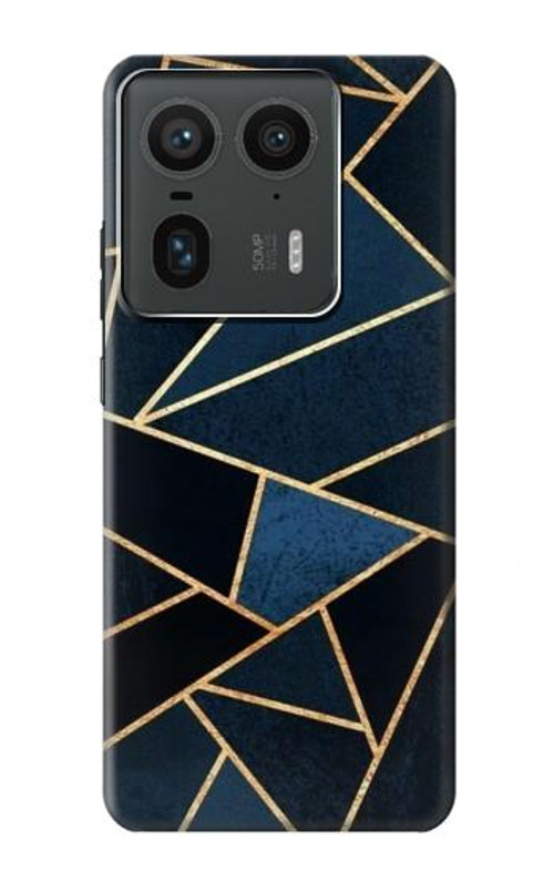 S3479 Navy Blue Graphic Art Case Cover Custodia per Motorola Edge 50 Ultra