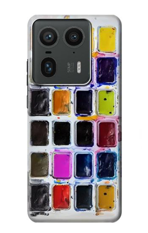 S3956 Watercolor Palette Box Graphic Case Cover Custodia per Motorola Edge 50 Ultra