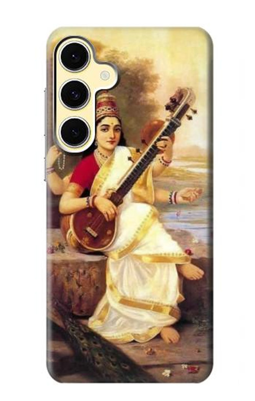 S1420 Saraswati Hindu Goddess Case Cover Custodia per Samsung Galaxy S24 FE S1420 Saraswati Hindu Goddess Case Cover Custodia per Samsung Galaxy S24 FE
