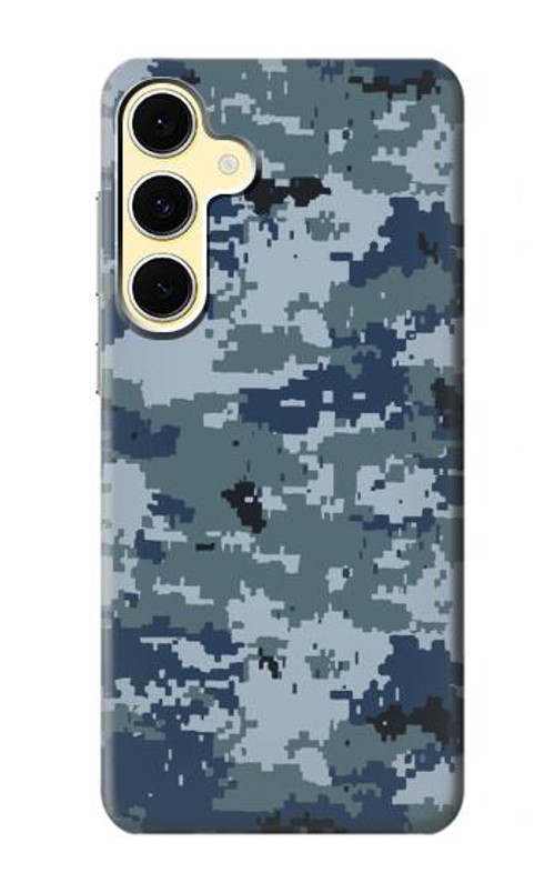 S2346 Navy Camo Camouflage Graphic Case Cover Custodia per Samsung Galaxy S24 FE