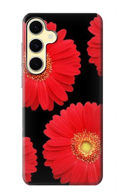 S2478 Red Daisy flower Case Cover Custodia per Samsung Galaxy S24 FE