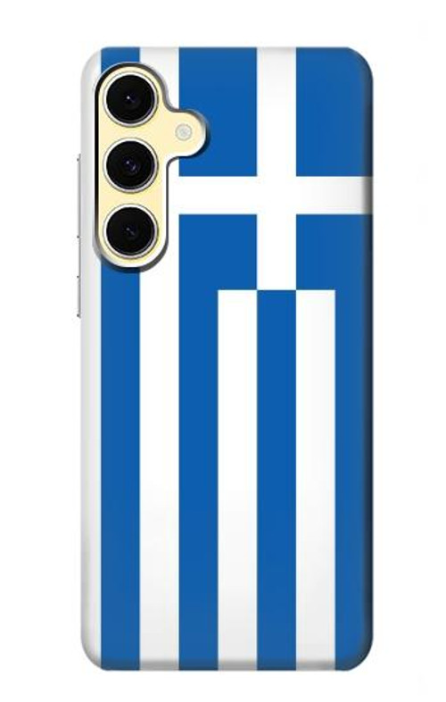 S3102 Flag of Greece Case Cover Custodia per Samsung Galaxy S24 FE