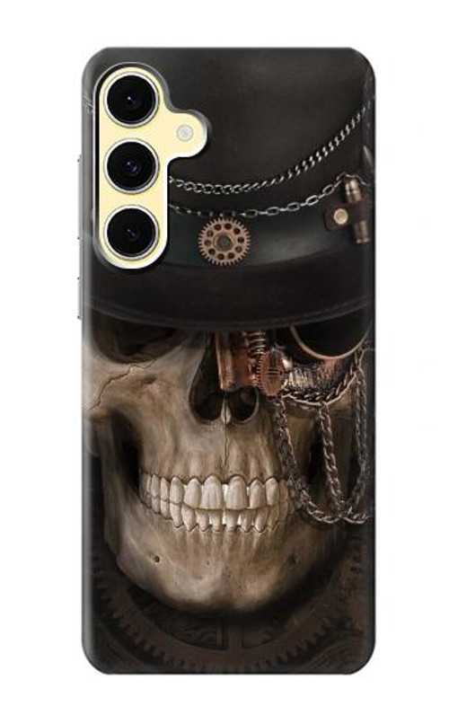 S3852 Steampunk Skull Case Cover Custodia per Samsung Galaxy S24 FE