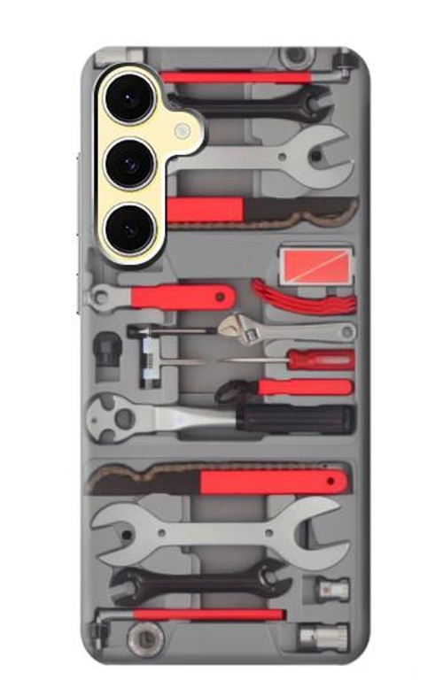 S3921 Bike Repair Tool Graphic Paint Case Cover Custodia per Samsung Galaxy S24 FE