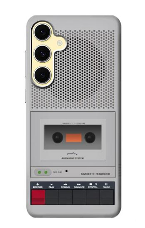 S3953 Vintage Cassette Player Graphic Case Cover Custodia per Samsung Galaxy S24 FE