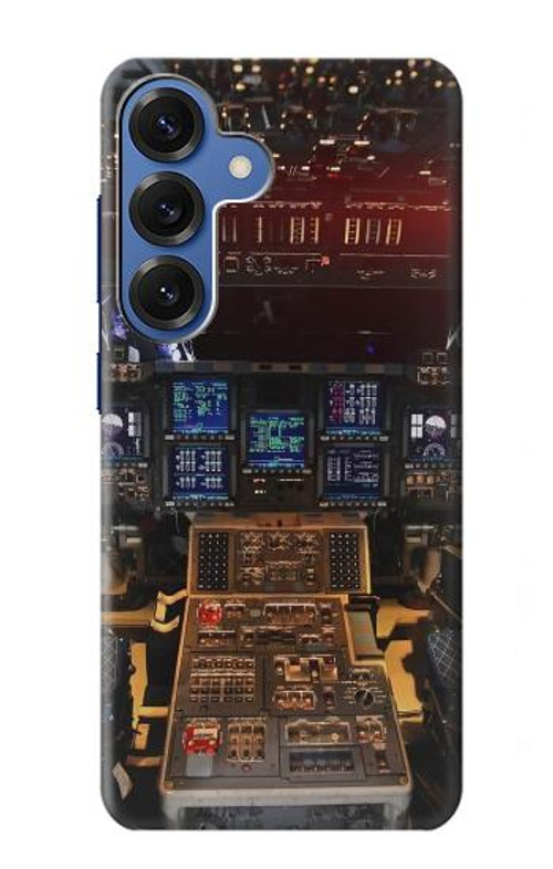 S3836 Airplane Cockpit Case Cover Custodia per Samsung Galaxy S25