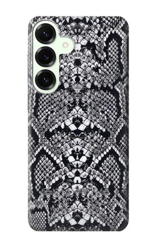 S2855 White Rattle Snake Skin Graphic Printed Case Cover Custodia per Samsung Galaxy S25 Plus