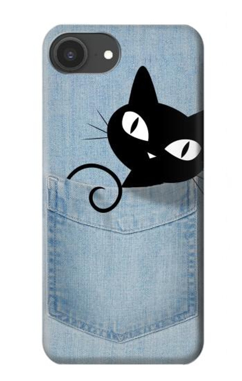 S2641 Pocket Black Cat Case Cover Custodia per iPhone 16e