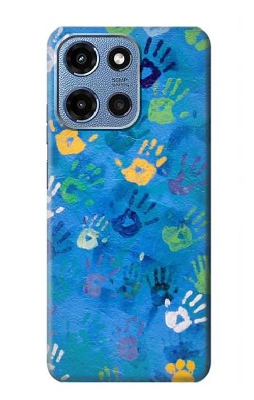 S3403 Hand Print Case Cover Custodia per Motorola Moto G 5G (2025)