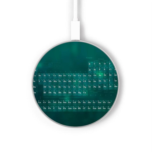 S0846 Chemistry Periodic Table Caricabatterie wireless da 15W, tipo C, per iPhone e Android, con luce LED S0846 Chemistry Periodic Table Caricabatterie wireless da 15W, tipo C, per iPhone e Android, con luce LED