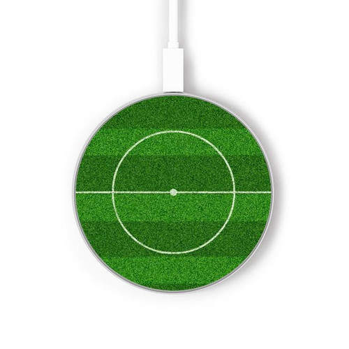 S2322 Football Soccer Field Caricabatterie wireless da 15W, tipo C, per iPhone e Android, con luce LED