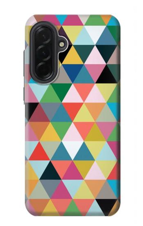 S3049 Triangles Vibrant Colors Case Cover Custodia per Samsung Galaxy A36