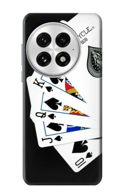 S1078 Poker Royal Straight Flush Case Cover Custodia per OnePlus 13