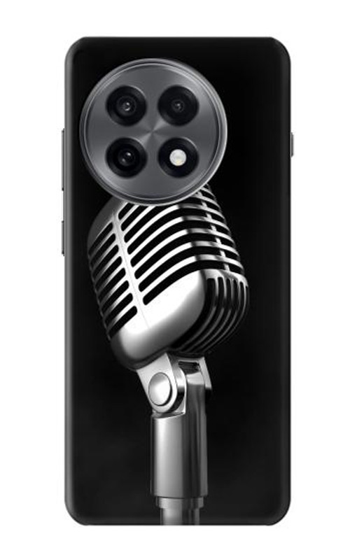 S1672 Retro Microphone Jazz Music Case Cover Custodia per OnePlus 13R