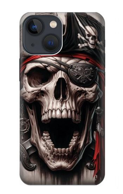 S4009 Pirate Skull Case Cover Custodia per iPhone 13 mini