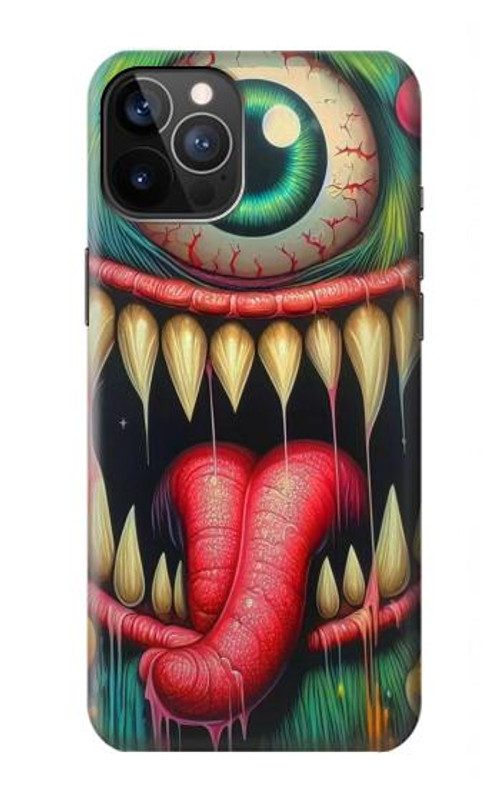 S4000 Monster Graffiti Wall Art Case Cover Custodia per iPhone 12, iPhone 12 Pro