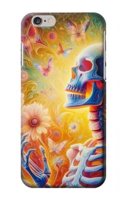 S3976 Colorful Skeleton Case Cover Custodia per iPhone 6 6S