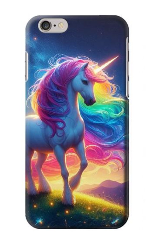 S3977 Colorful Unicorn Case Cover Custodia per iPhone 6 6S