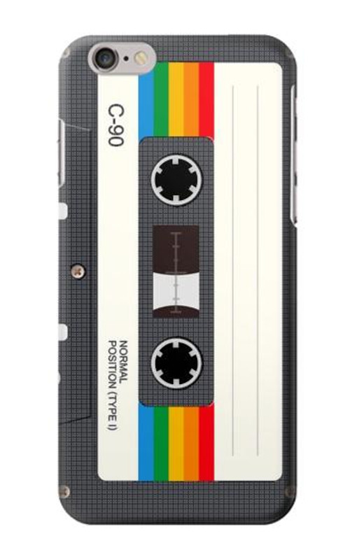S4023 Vintage Rainbow Compact Cassette Case Cover Custodia per iPhone 6 6S