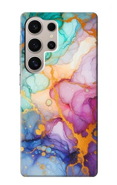 S4001 Multicolored Abstract Lilac Emerald Case Cover Custodia per Samsung Galaxy S24 Ultra