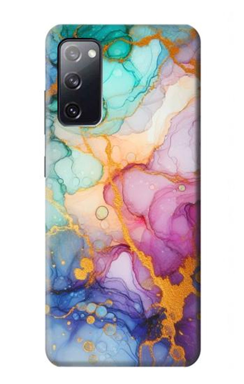 S4001 Multicolored Abstract Lilac Emerald Case Cover Custodia per Samsung Galaxy S20 FE