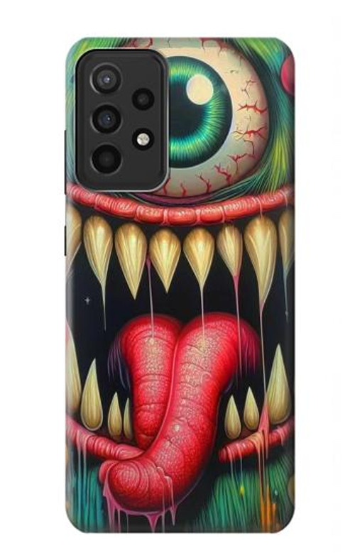 S4000 Monster Graffiti Wall Art Case Cover Custodia per Samsung Galaxy A52s 5G S4000 Monster Graffiti Wall Art Case Cover Custodia per Samsung Galaxy A52s 5G
