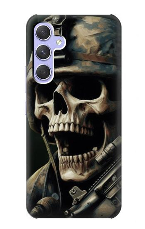 S4017 Skull Soldier Case Cover Custodia per Samsung Galaxy A54 5G