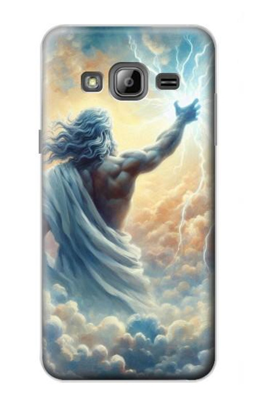 S4028 Zeus God Thunder Power Case Cover Custodia per Samsung Galaxy J3 (2016)