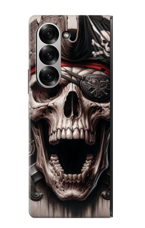 S4009 Pirate Skull Case Cover Custodia per Samsung Galaxy Z Fold 6