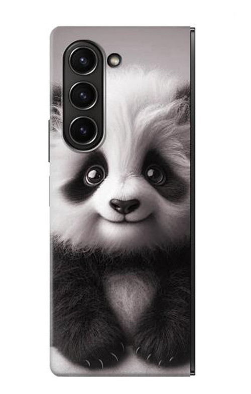 S3978 Cute Baby Panda Case Cover Custodia per Samsung Galaxy Z Fold 5