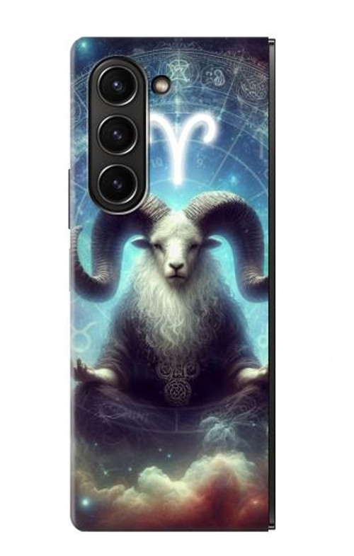 S4002 Mystical Zodiac Aries Case Cover Custodia per Samsung Galaxy Z Fold 5
