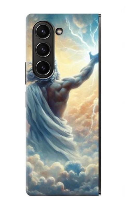 S4028 Zeus God Thunder Power Case Cover Custodia per Samsung Galaxy Z Fold 5