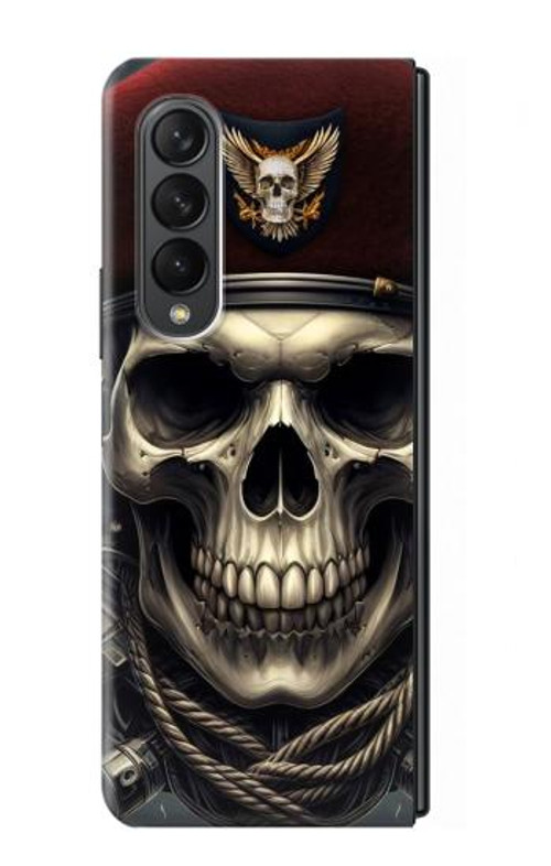 S4014 Skull Soldier Army Case Cover Custodia per Samsung Galaxy Z Fold 3 5G