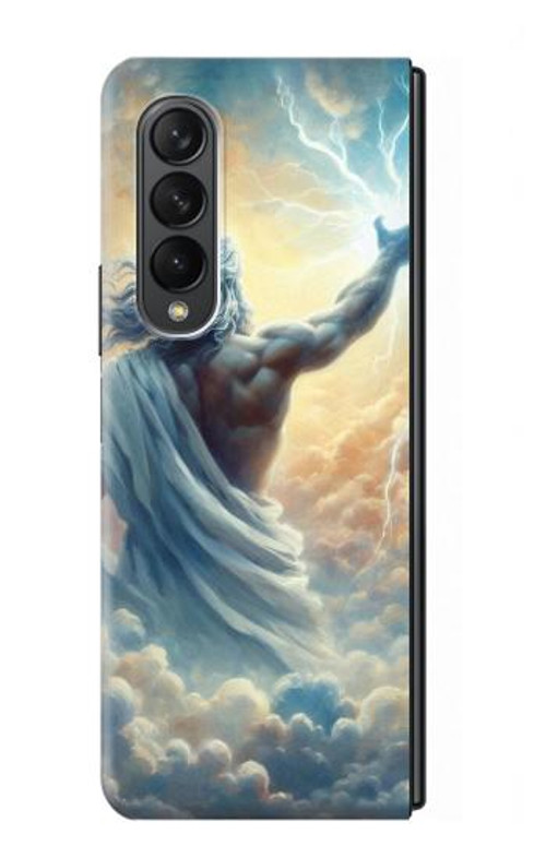 S4028 Zeus God Thunder Power Case Cover Custodia per Samsung Galaxy Z Fold 3 5G