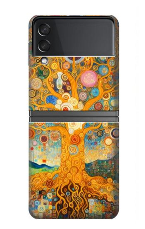 S4007 Tree of Life Painting Case Cover Custodia per Samsung Galaxy Z Flip 4