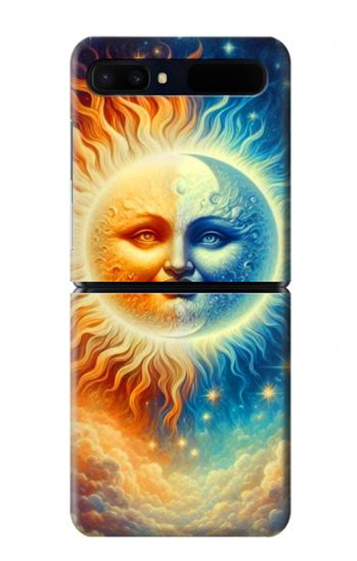 S3966 Artistic Sun Moon Case Cover Custodia per Samsung Galaxy Z Flip 5G