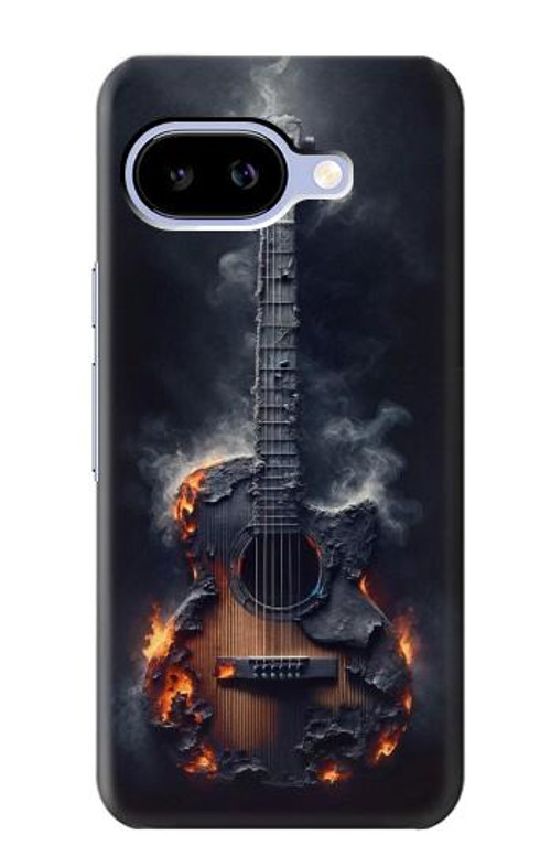 S3972 Burned Acoustic Guitar Graphic Case Cover Custodia per Google Pixel 9a