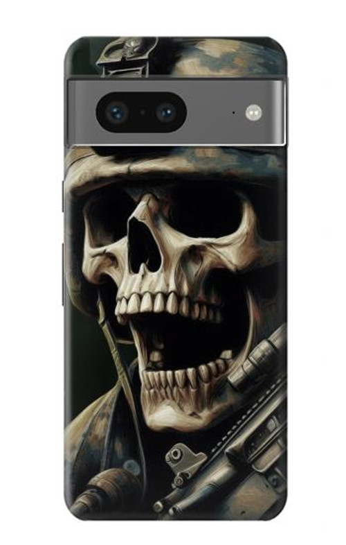 S4017 Skull Soldier Case Cover Custodia per Google Pixel 7a