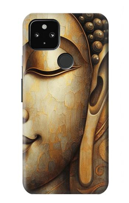 S4022 Vintage Buddha Face Golden Style Case Cover Custodia per Google Pixel 4a 5G