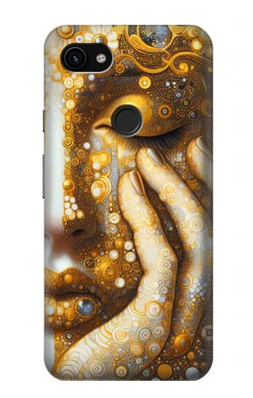 S4026 Women Crying Golden Tear Case Cover Custodia per Google Pixel 3a XL