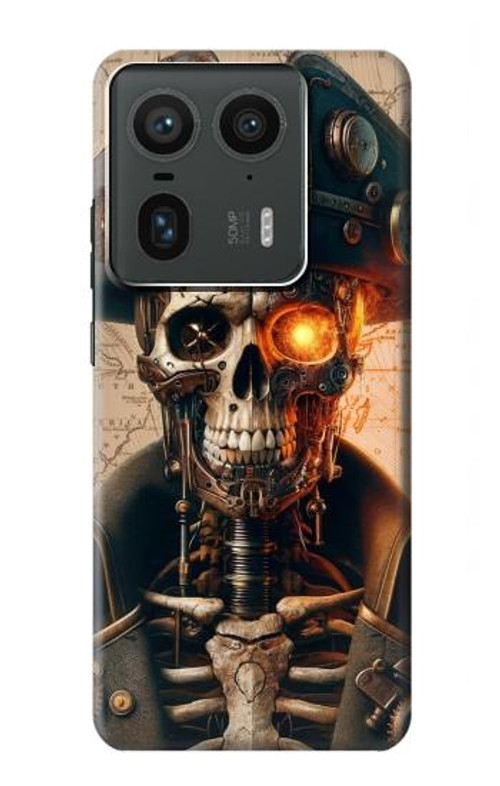 S4018 Steampunk Pirate Skull Case Cover Custodia per Motorola Edge 50 Ultra