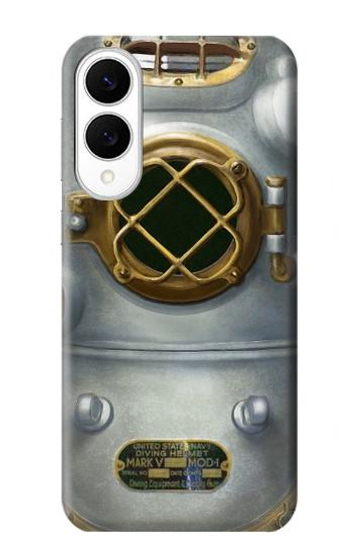 S2646 Vintage Deep Sea Diver Helmet Case Cover Custodia per Samsung Galaxy S25 Edge