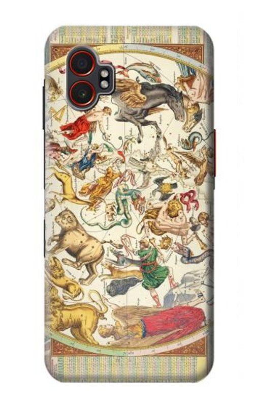 S3145 Antique Constellation Star Sky Map Case Cover Custodia per Samsung Galaxy XCover7 Pro