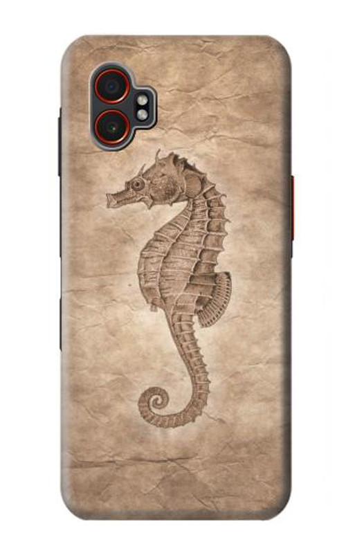 S3214 Seahorse Skeleton Fossil Case Cover Custodia per Samsung Galaxy XCover7 Pro