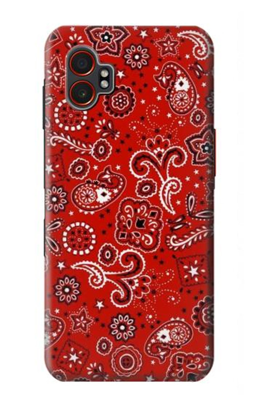 S3354 Red Classic Bandana Case Cover Custodia per Samsung Galaxy XCover7 Pro